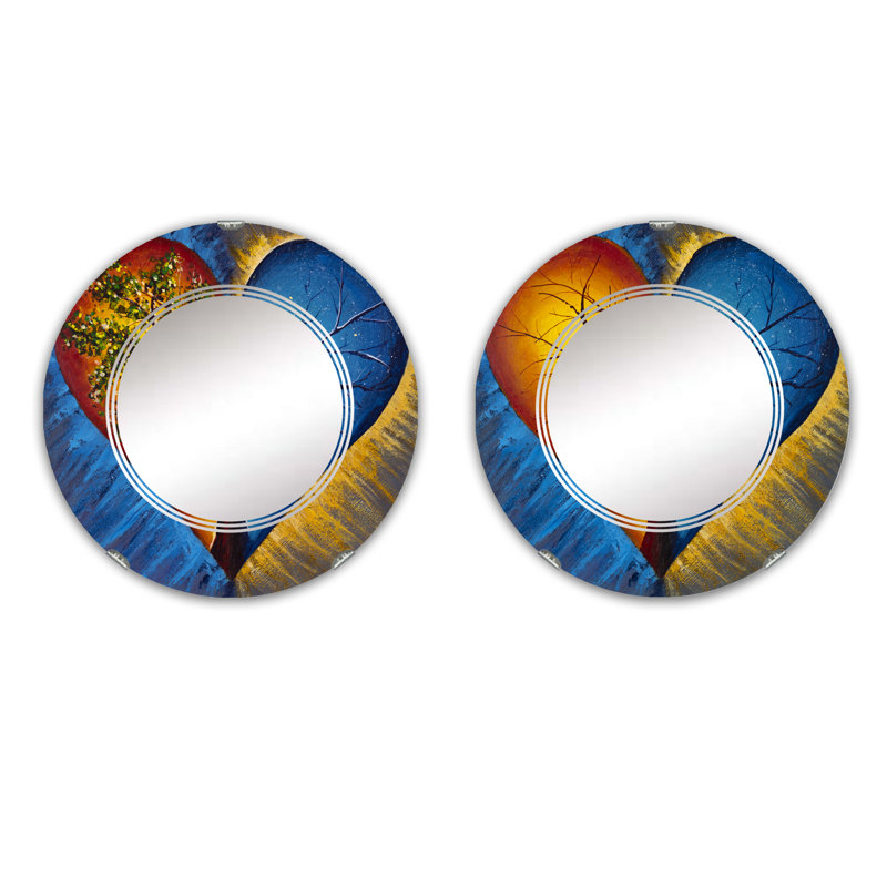 Ensemble de 2 miroirs sans cadre