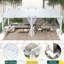Pergola extérieure à lames orientables de 3 x 6 m avec toit ajustable et drainage dissimulé – Gazebo rigide en aluminium antirouille pour patio, cour arrière, terrasse et jardin-96063592-127316493