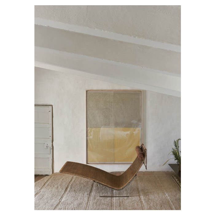 Tapis en laine Steppe - mouton beige, Rectangle 6 pi 7 po x 9 pi 10 po