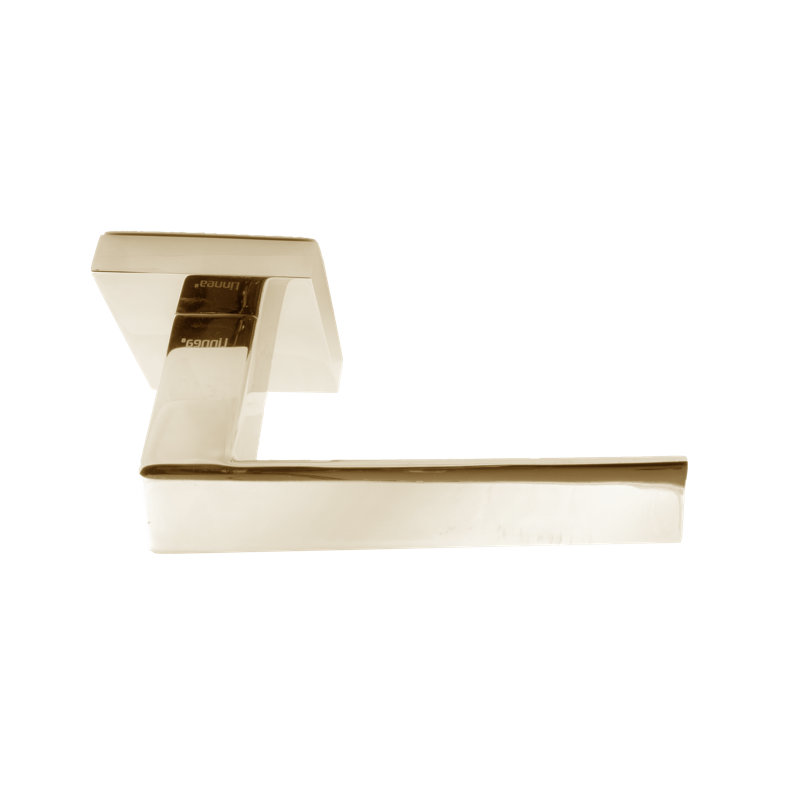 Full Double Dummy Door Lever Set, Satin Black, 10
