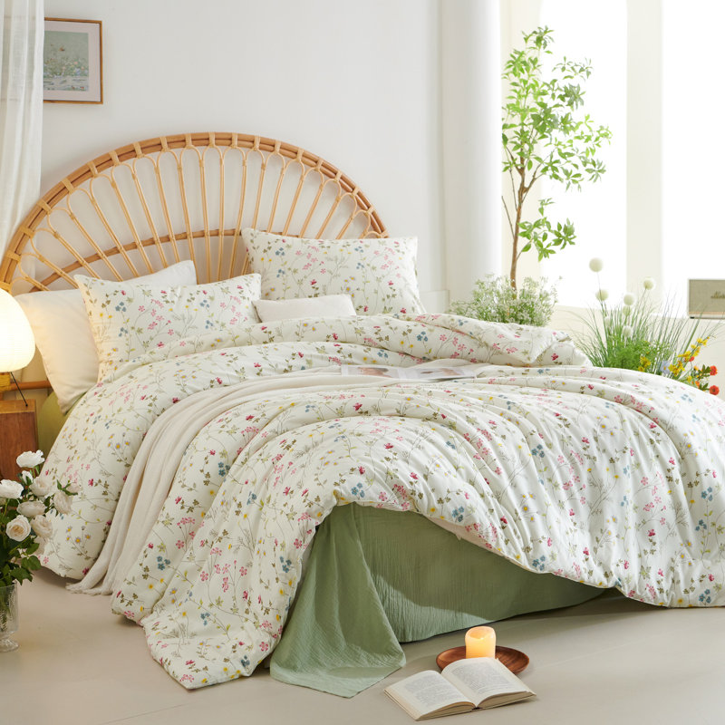 Ensemble d'édredon 3 pièces Nayoroom, Édredon très grand + 2 taies décoratives très 