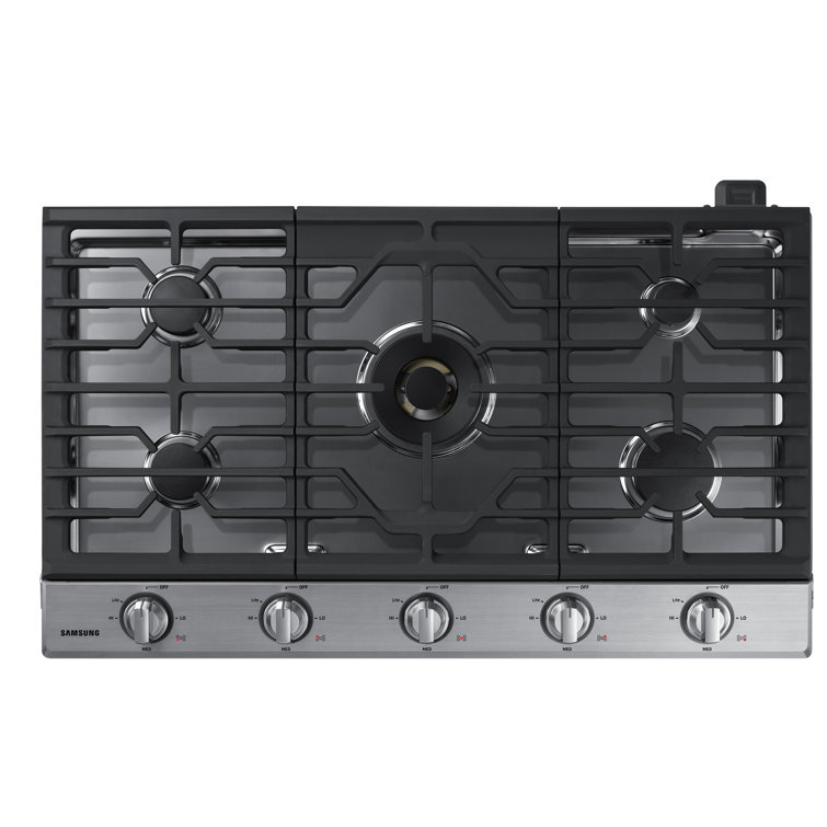 36" Smart Gas Cooktop with 22K BTU Dual Power Burner