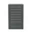 Table en forme de C Cape Coral Alu - gris-1843316013