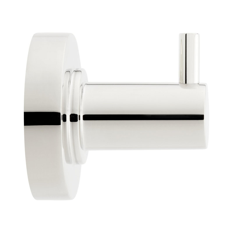 Lexia Single Robe Hook, Polished Nickel