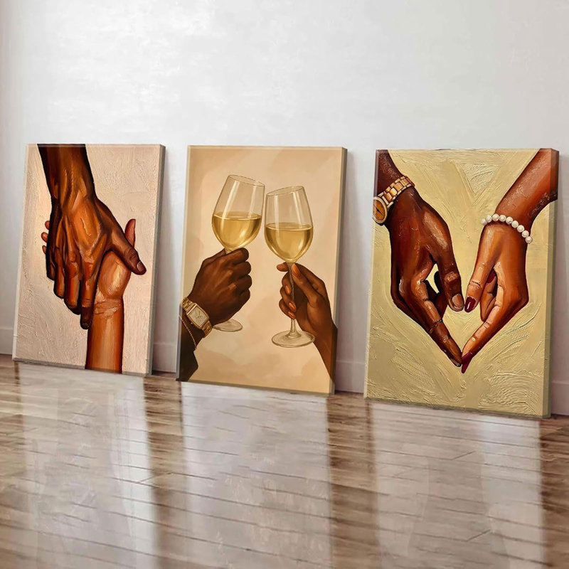 3 Piece Wrapped Canvas Wall Art