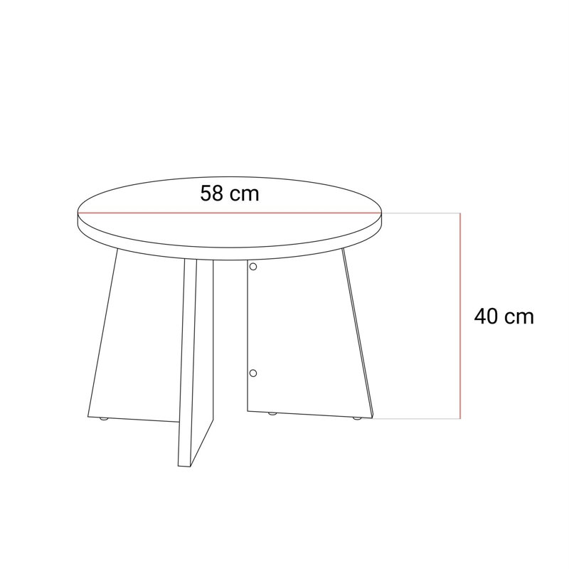 Coffee Table, 58 cm