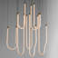 Luminaire suspendu à lumières multiples Soleil-112622451-112622454-112622456