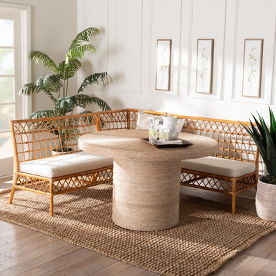 Carena 5 - Person Seagrass Dining Set by Bayou Breeze