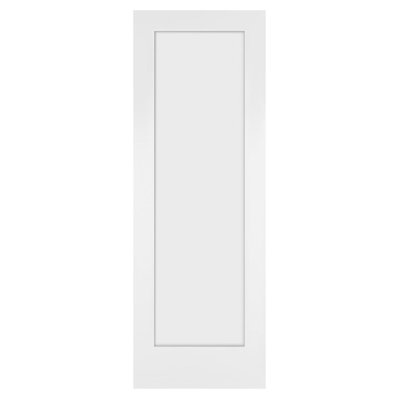 28 po x 80 po x 1 3/8 po Shaker White, 28 po x 80 po