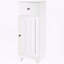 Armoire de rangement courte pour salle de bain avec tablette réglable