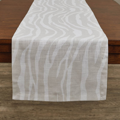 Bertta Rectangular Animal Print Table Runner
