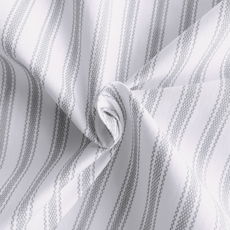 Tissu 100% coton Blass Ticking, Brume