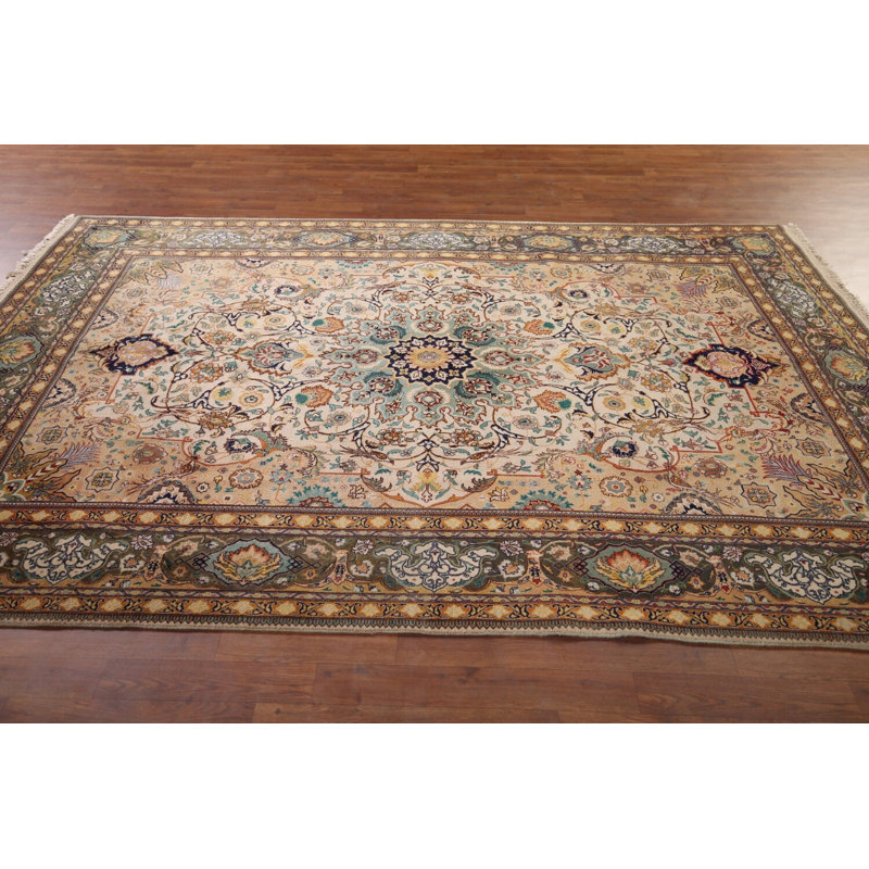 Tapis traditionnel en laine fait à la main 6 x 9