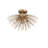 Vanfleet 16.5" W 5-Light Metal Sputnik Semi Flush Mount with Damp Rating 