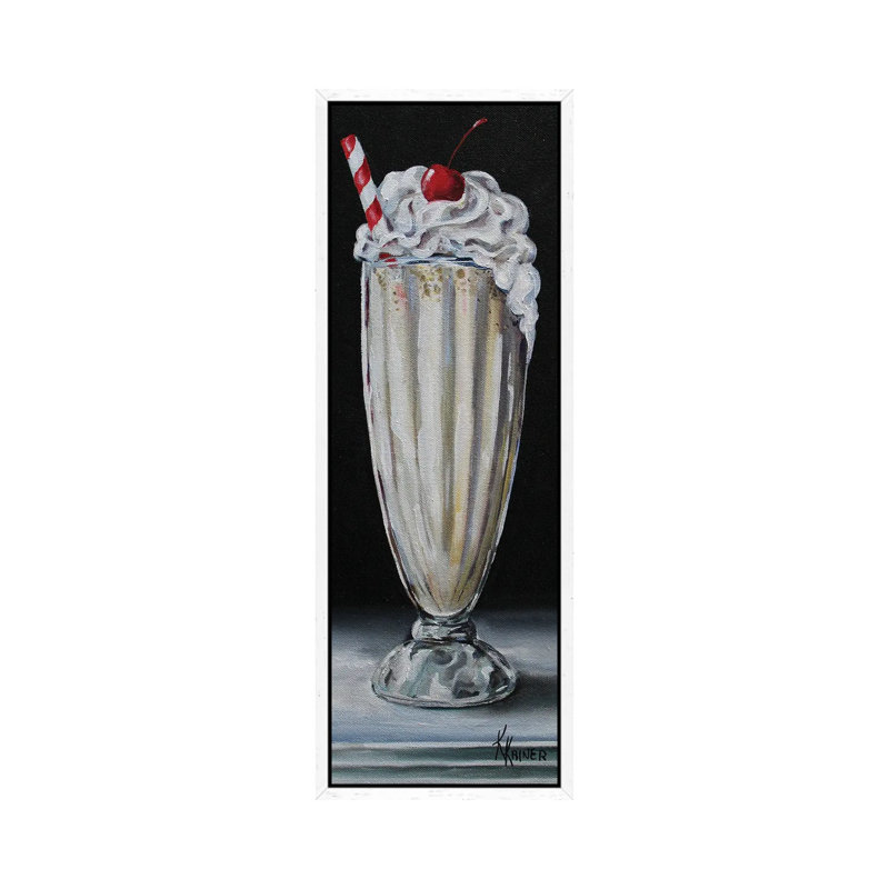 Milkshake by Kristine Kainer - Panoramic Gallery-Wrapped Canvas Giclée on Canvas, 152.4 cm H x 50.8 cm W, White Framed