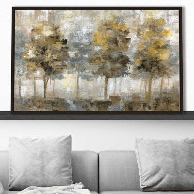 Linen Trees par - Peinture