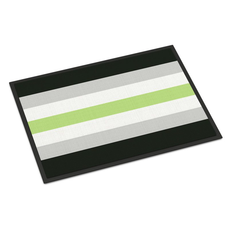 Tapis de porte USA Gay Pride, l 18 po x L 27 po, Fierté agenre