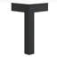Maxum 40cm W Iron Bedside Table-1173079673