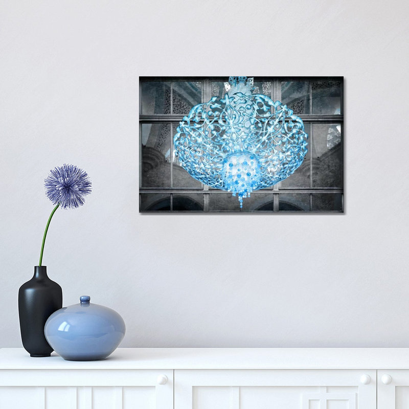 Ice Chandelier - Print on Canvas, Wrapped Canvas, 152.5 cm H x 101.5 cm W x 3.175 cm D