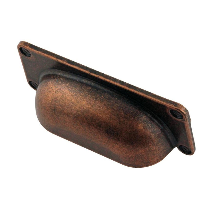 Poignée demi-ronde 3 pièces 13-7 / 8 po Aluminium