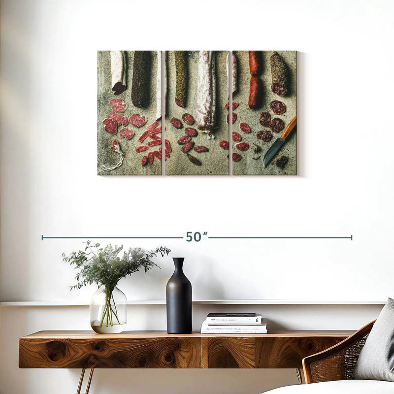 Yarlin Meat, 20" H x 33" W