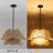 5-Light Hand-Woven Hemp Rope Chandelier