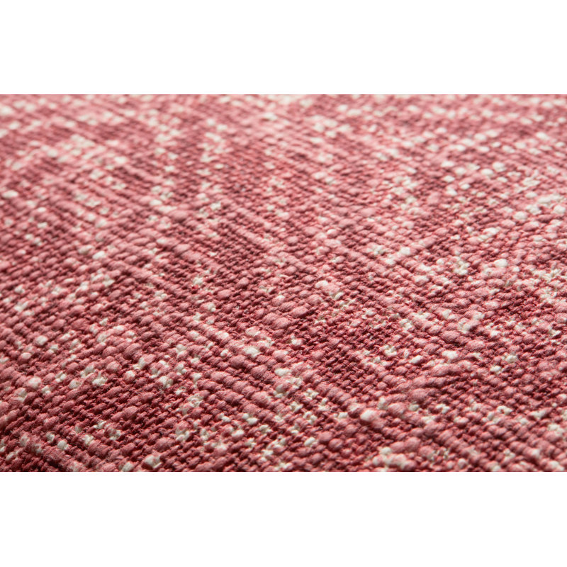 Red Cotton Tassel Throw Pillow Cover 22" x 22"