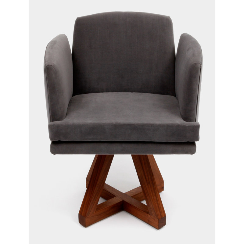Allison Upholstered Arm Chair, Flannel