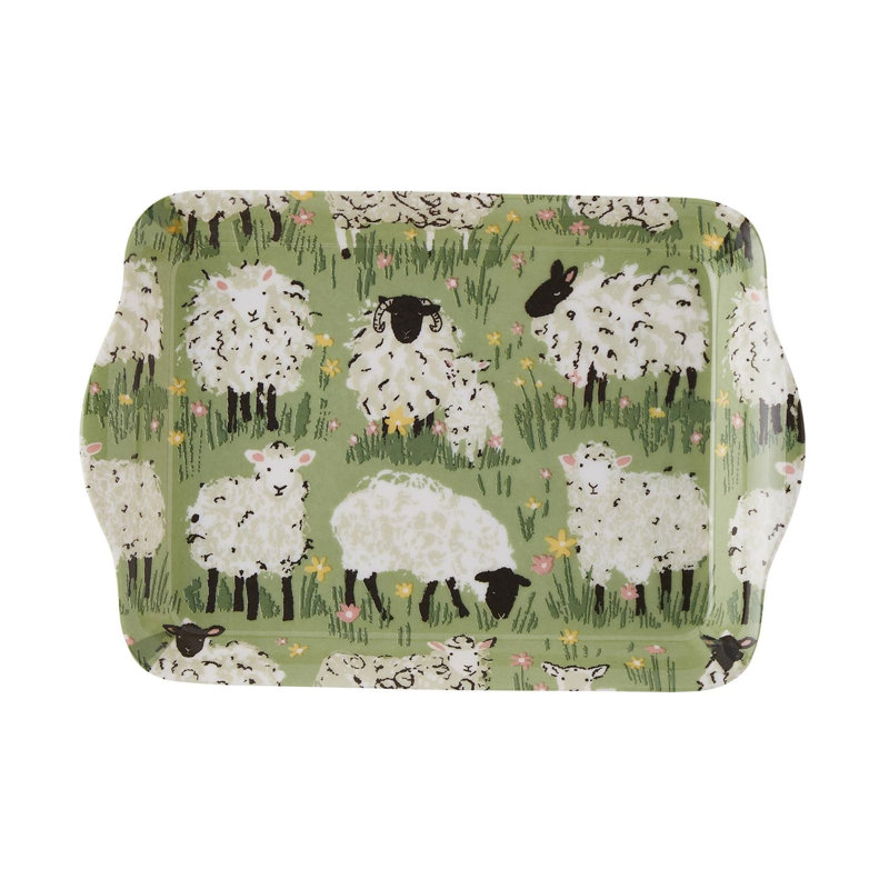Woolly Sheep Melamine Tray