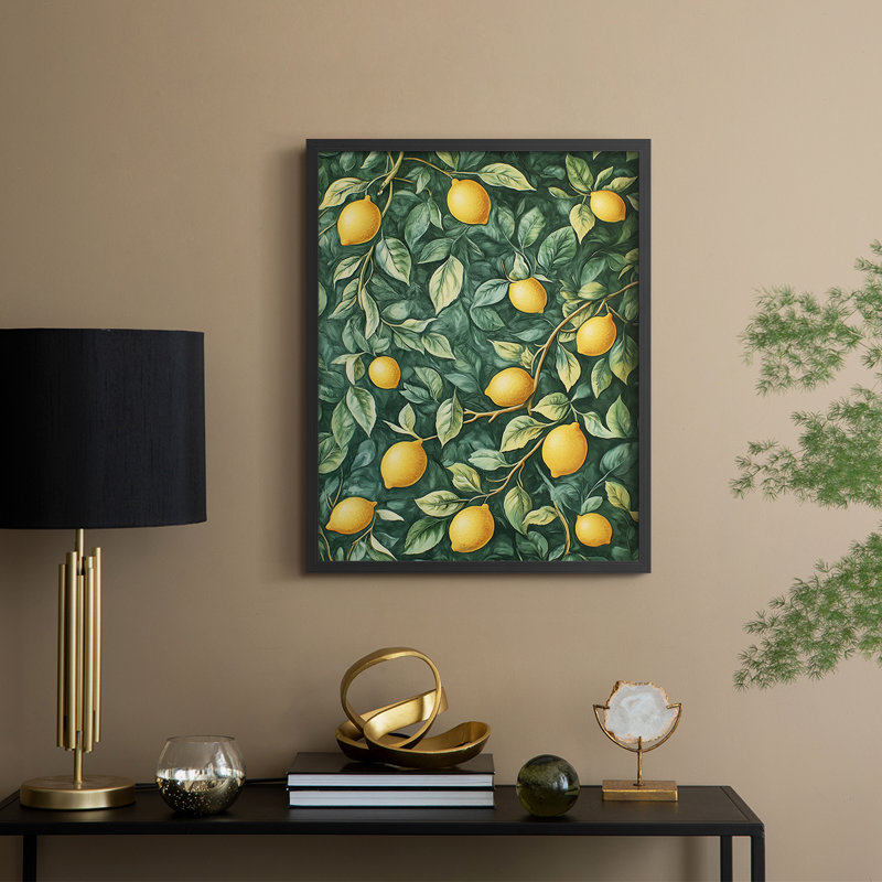 DCLV de la série WG-MRRIS - impression encadrée de qualité supérieure - prête à être accrochée - aucun clou requis