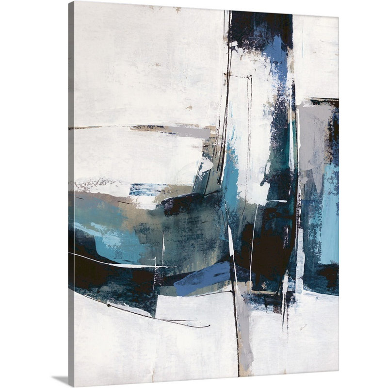 « horizon quest ii », peinture sur toile, Toile tendue, H 14 po x l 11 po x P 1,25 po
