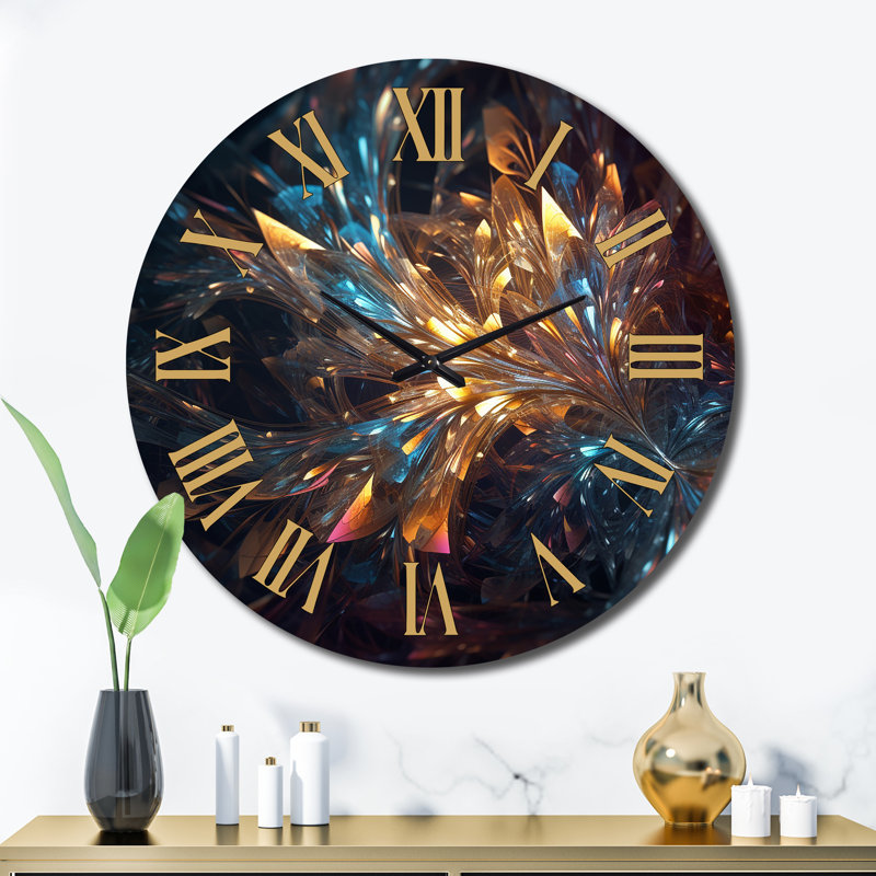 Horloge murale en métal, Très grand