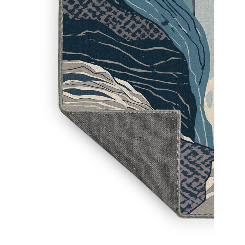 Tapis marocain doux et moelleux de couleur bohème Olivet - reliure grise, 4 x 2