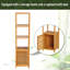 Vizcarrondo Solid Wood Freestanding Linen Cabinet