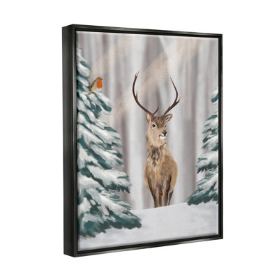 " Seasonal Deer Winter Landscape " by Lemon & Sugar