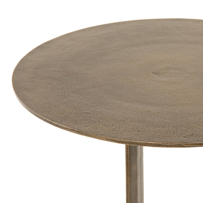 Adair End Table, Aged Bronze