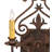 Louisa Steel Candle Wall Light