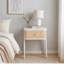 45 cm W Solid Wood Bedside Table-897364997