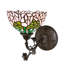 Cabbage Rose 1 - Light Armed Sconce