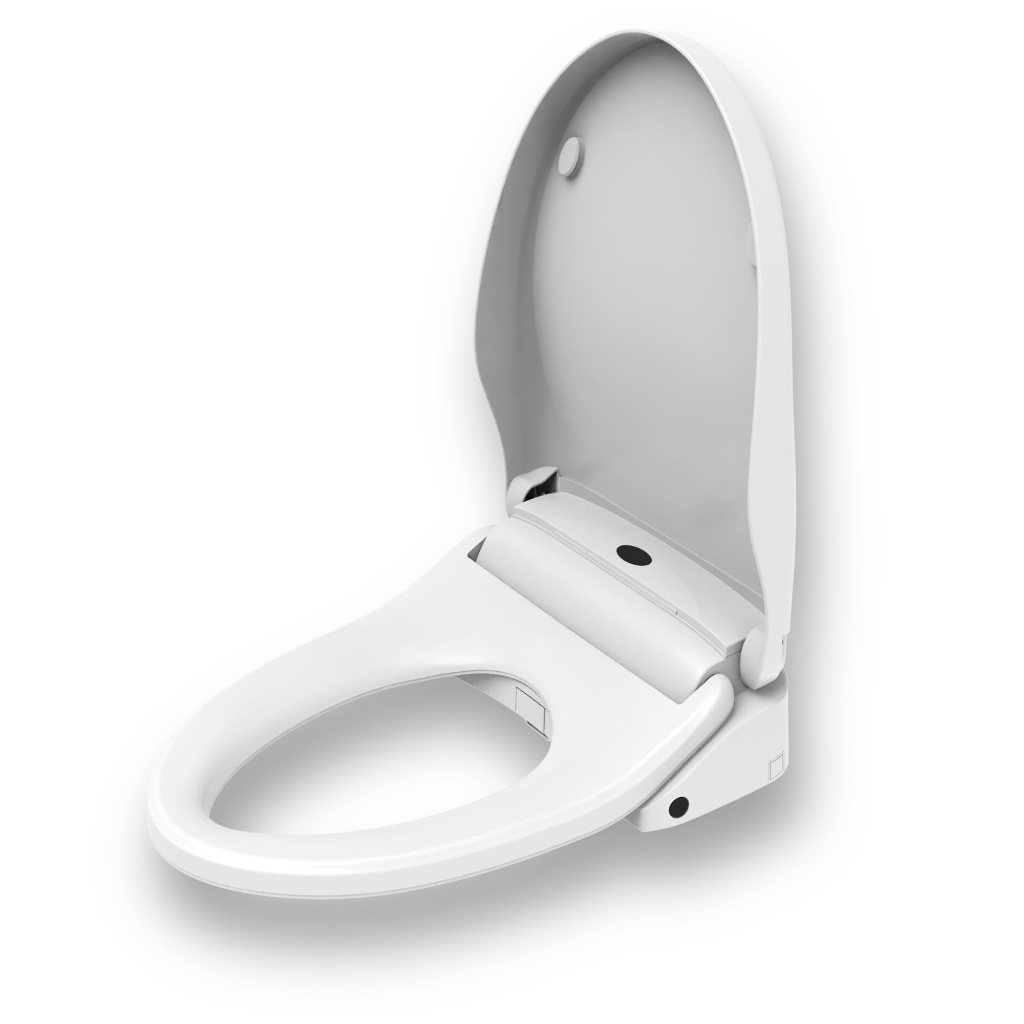 Lumawarm siège de toilette chauffant blanc avec veilleuse pour
