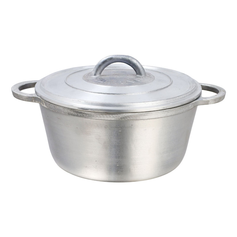 Buckingham Dutch Pot Aluminium Casserole with Lid, 6 litres