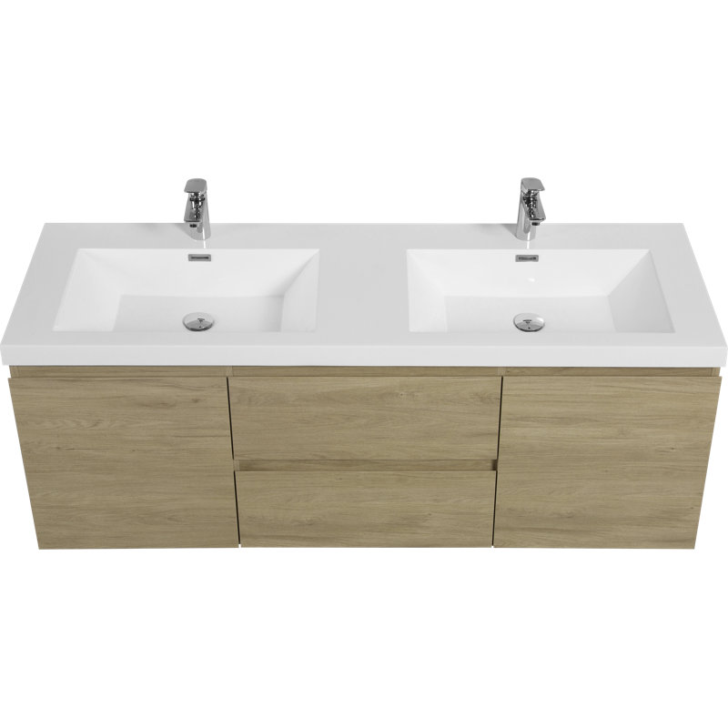 60'' Wall Hung Bathroom Vanity