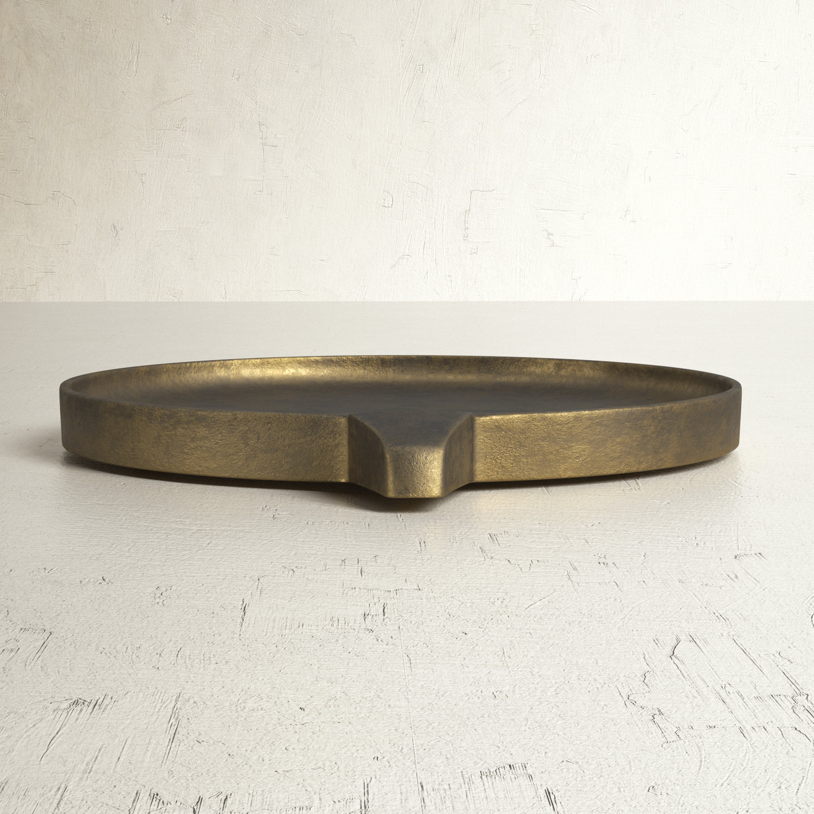 Ardis Metal Tray - Set of 1, 1" H x 14" W x 11.75" D