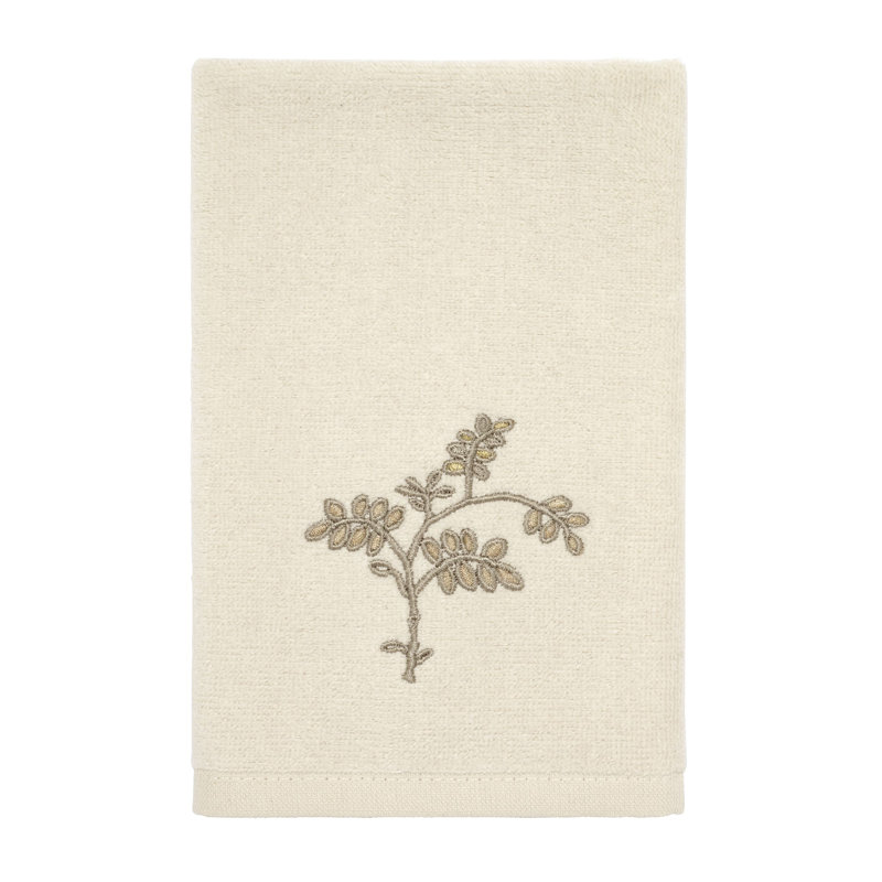 Nello 100% Cotton Fingertip Towel, Ivory