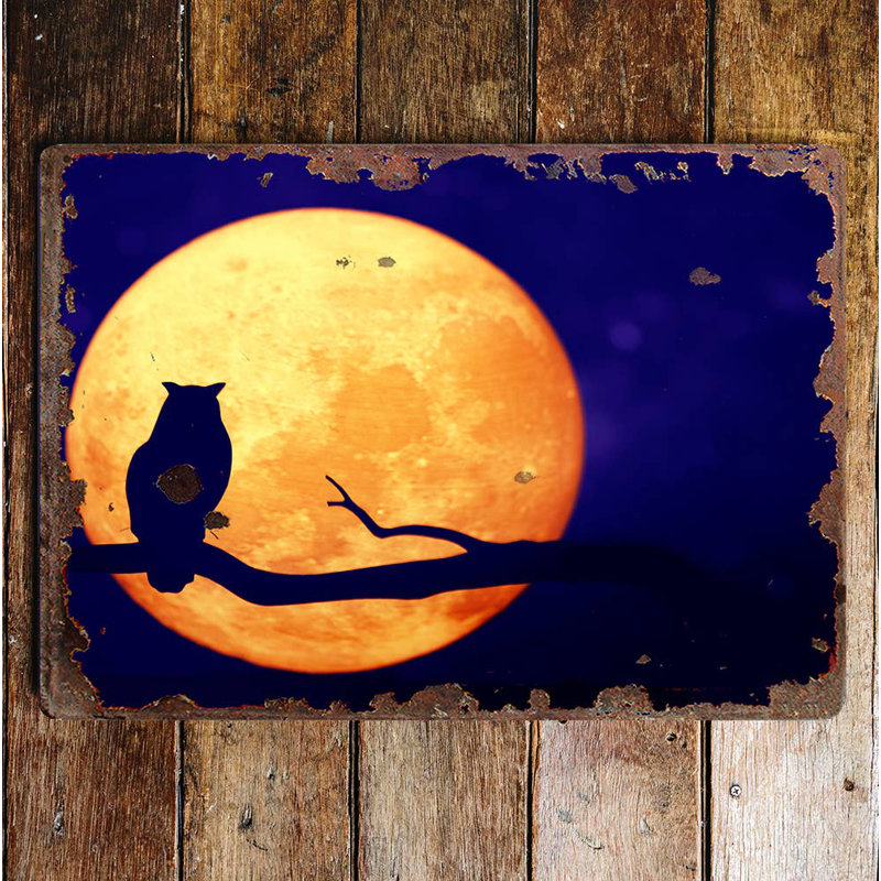 Wall Decor on Metal, 15cm H x 20cm W