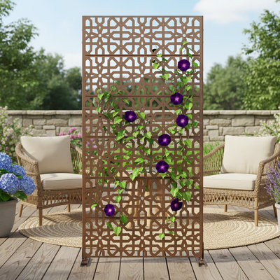 Metal Privacy Screen Panel Pattern