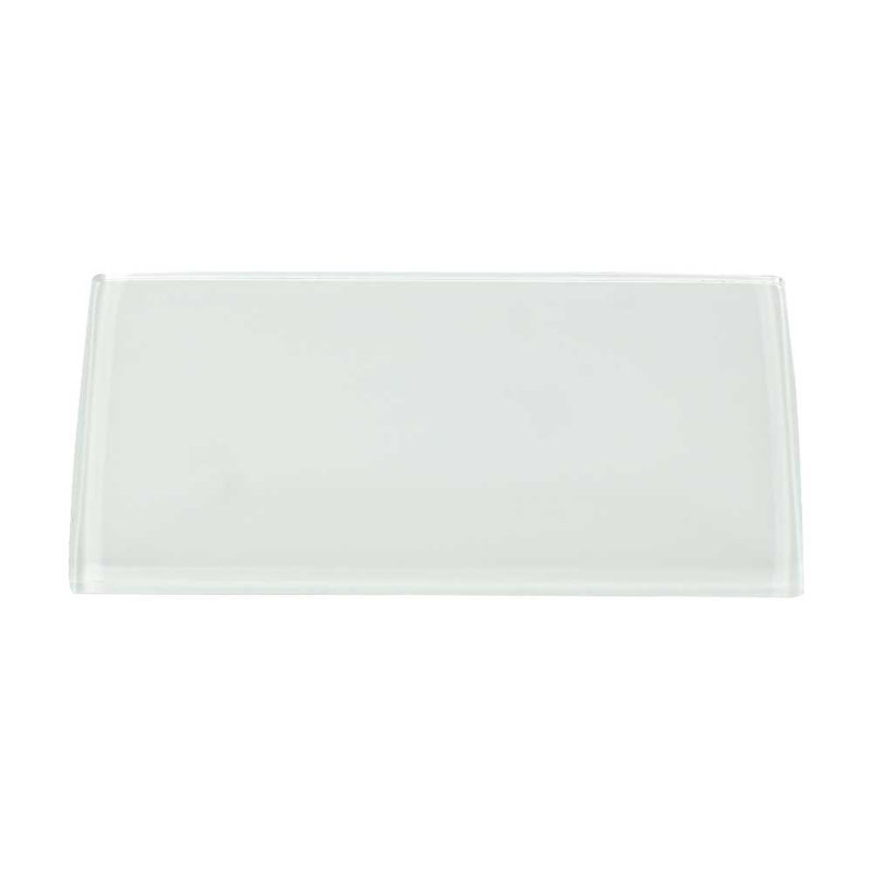 Urban 4" x 8" Glass Subway Wall Tile, Super White