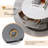 Kitara Round Nesting Coffee Table Set, Storage Drawer Accent Living Room Tables