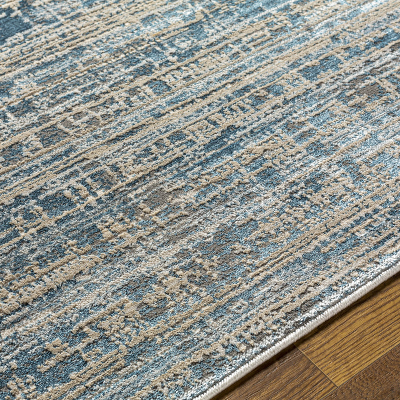 Abstract Indoor Rug, Rectangle 8'10" x 12'