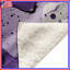 Jeté en molleton Abstract Waves - Jets abstraits pour canapés ou lits-123092545